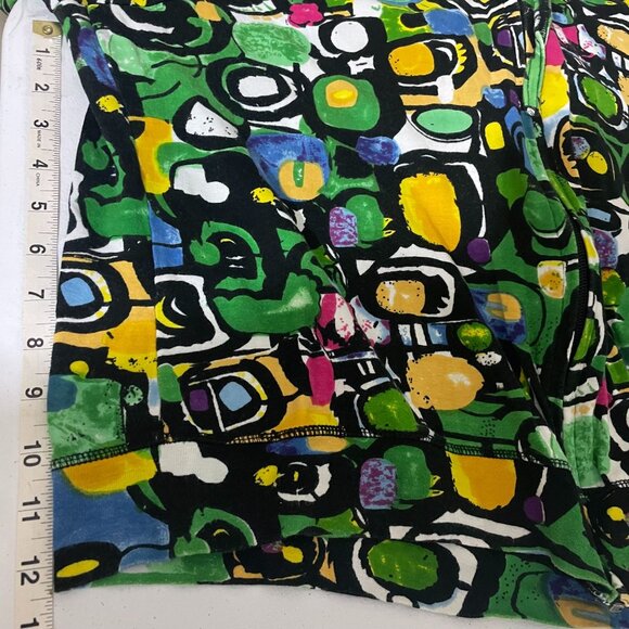 Phool Colorful Abstract Print Hoodie Top Jacket Women's SZ XL Y2K Artsy Graphic - Picture 9 of 10